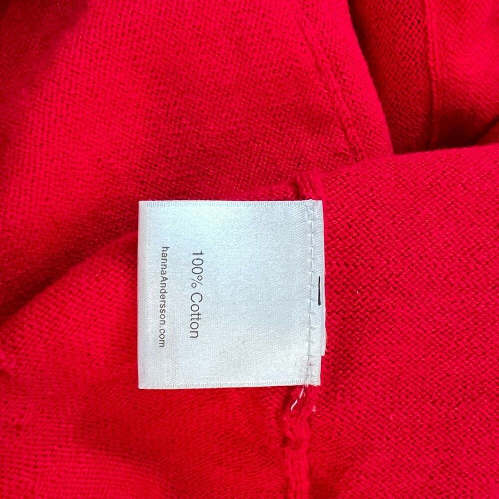 Hanna Anderson NWT knitting in Swedish red tiered holiday dress size 150 or girl - Picture 8 of 10